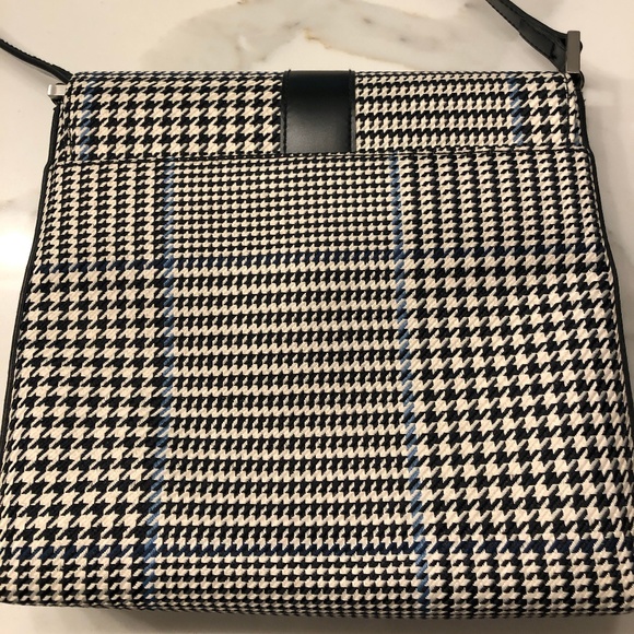 Ralph Lauren houndstooth plaid purse - Picture 3 of 5